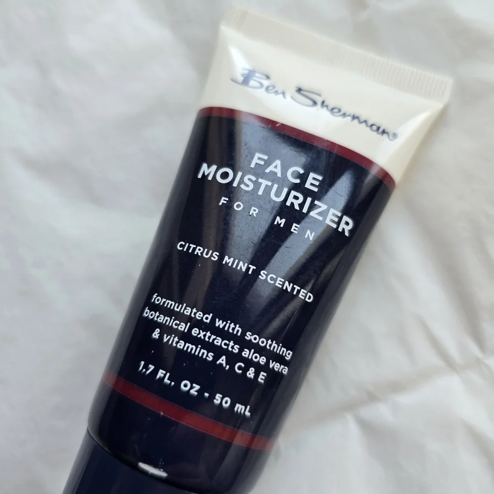 🍒 5/$20 new Ben Sherman Face Moisturizer for Men Citrus Mint Scented w Vitamins